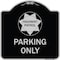 Signmission Highway Patrol Parking W/ Graphic Heavy-Gauge Aluminum Architectural Sign, 18" x 18", BS-1818-23906 A-DES-BS-1818-23906 - alternate 1